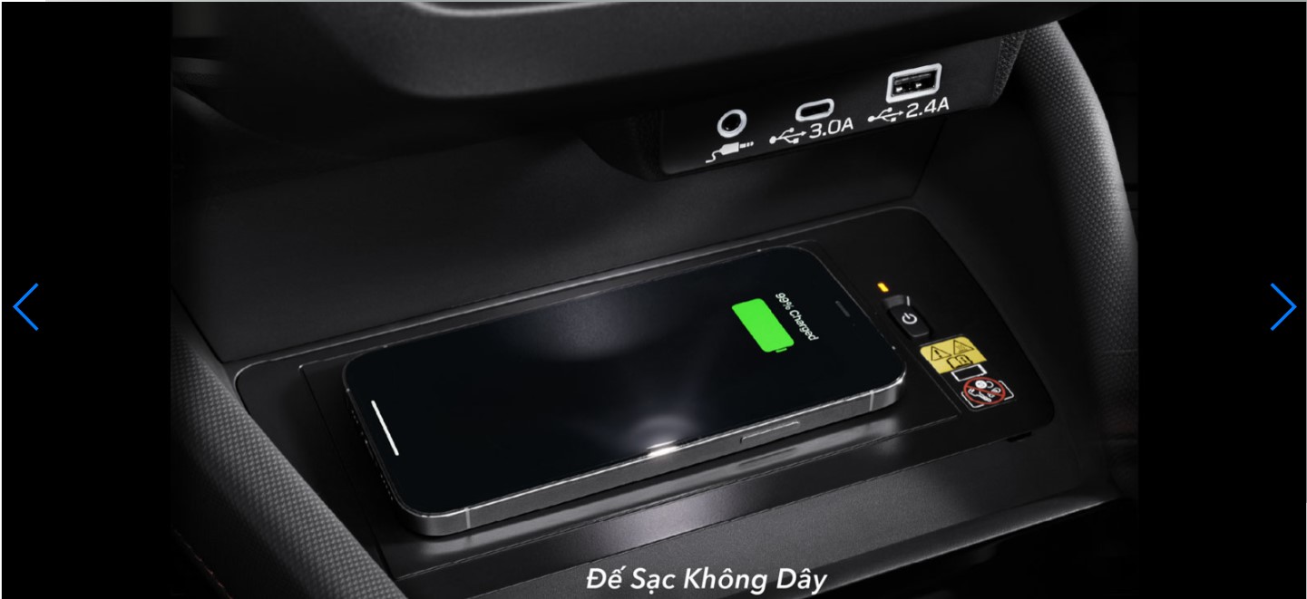 Đế sạc không dây Subaru Forester 2026
